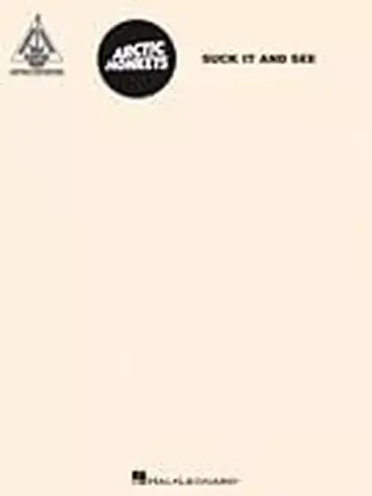 Hal Leonard 00691144 Arctic Monkeys Suck It and See Guitar Recorded Versions Songbook