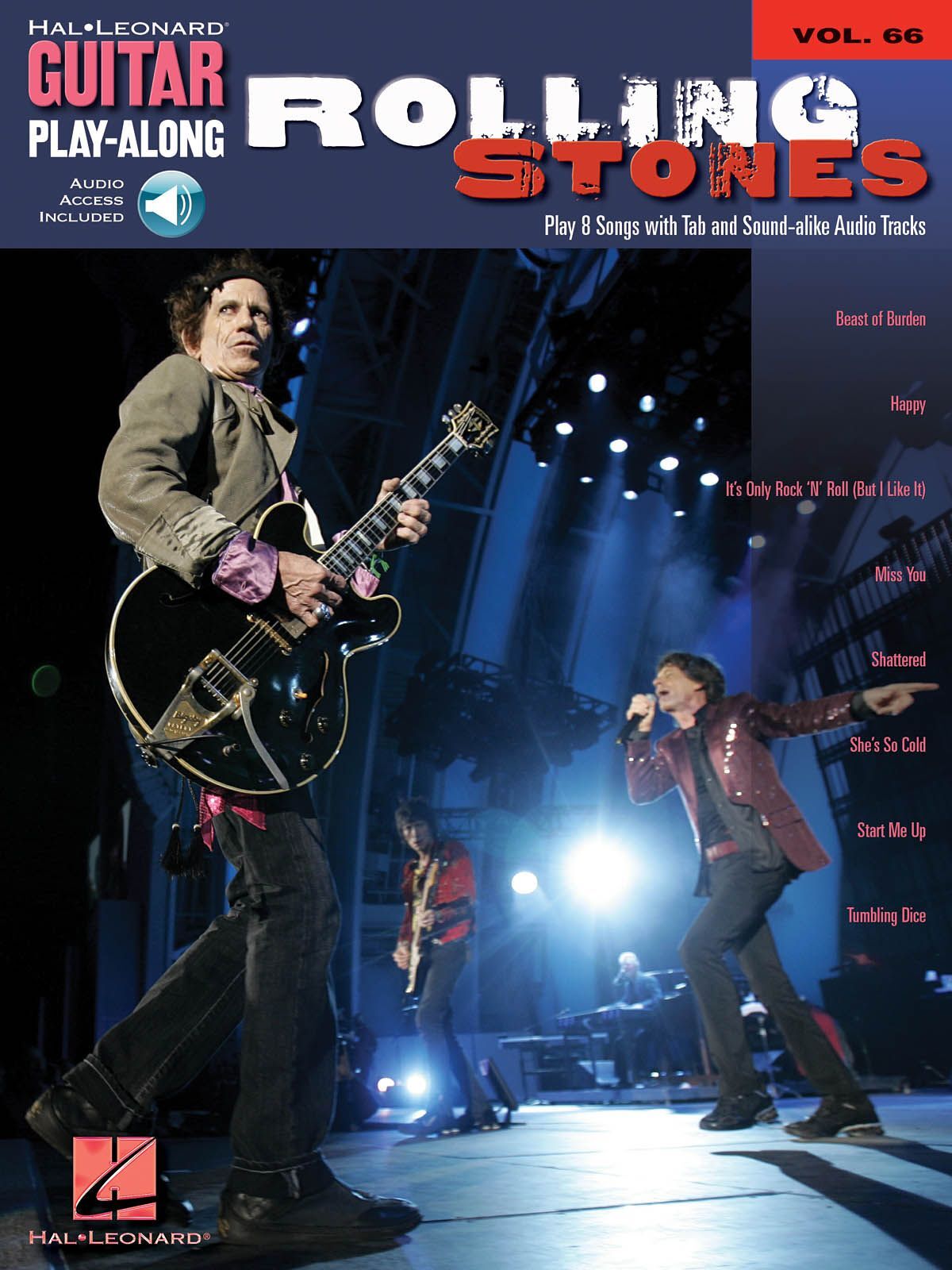 Hal Leonard 00699807 Guitar Play-Along Vol. 66: The Rolling Stones w/CD