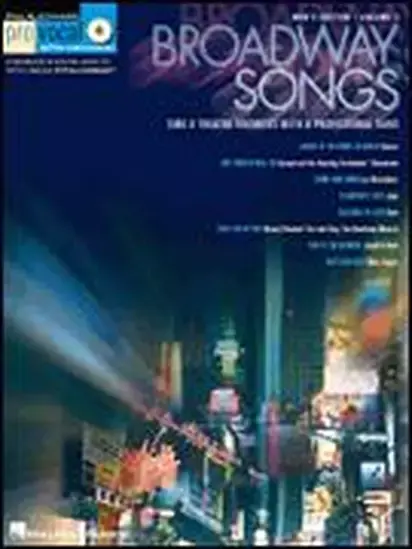 Hal Leonard 00740248 Pro Vocal Series for Men- Volume 1: Broadway Songs w/CD