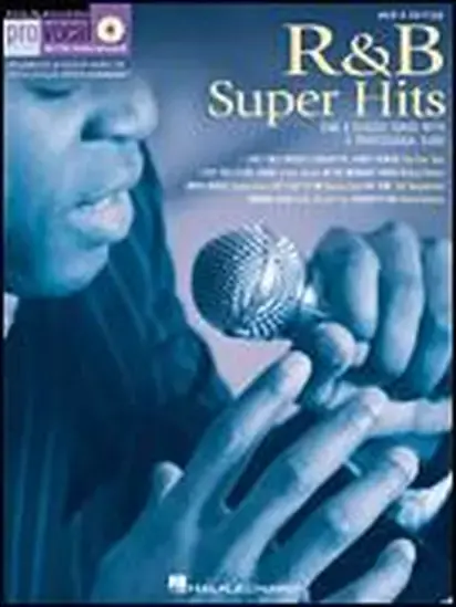 Hal Leonard 00740280 Pro Vocal R and B Super Hits for Male Singers w/CD