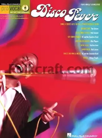Hal Leonard 00740282 Disco Fever: Pro Vocal Men's Edition Volume 7 w/CD
