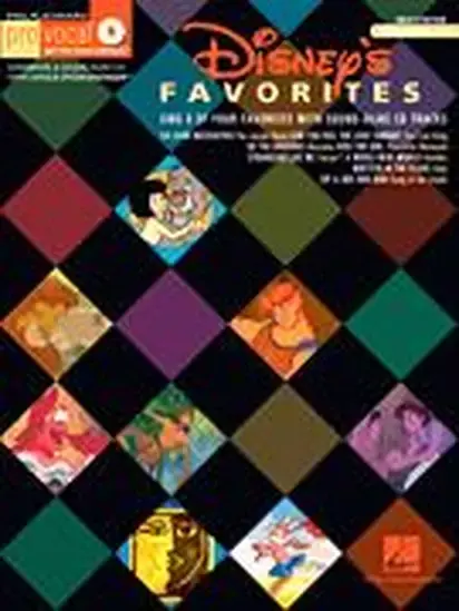Hal Leonard 00740343 Pro Vocal Volume 17 for Male Singers: Disney Favorites w/CD