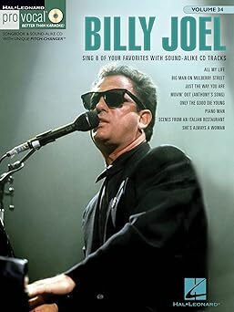 Hal Leonard 00740373 Pro Vocal Men's Edition Volume 34: Billy Joel w/CD
