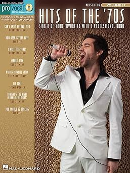 Hal Leonard 00740383 Pro Vocal Men's Edition Volume 37: Hits of the '70s