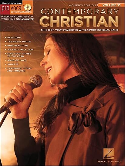 Hal Leonard 00740390  Pro Vocal Songbook Women's Edition Volume 35:  Contemporary Christian