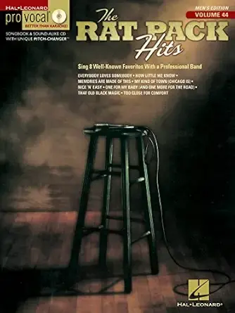 Hal Leonard 00740400 Rat Pack Hits: Pro Vocal Men's Edition Volume 44 w/CD