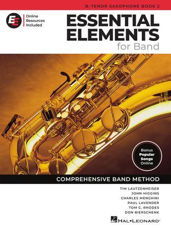 Hal Leonard 00870324 Essential Elements for Band Book 2 Tenor Saxophone : 2025 Edition