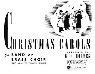 Hal Leonard 04475650 Christmas Carols for Band or Brass Choir Baritone Saxophone