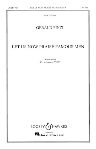 Hal Leonard 48009735 Let Us Now Praise Famous Men for 2-Part Choir