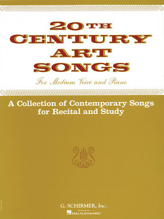 G Schirmer 50331200 Twentieth Century Art Songs for Recital and Study Medium Voice