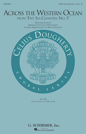 Hal Leonard 50485802 Across the Western Ocean From “Five Sea Chanties, No. 3” for TTB Choir