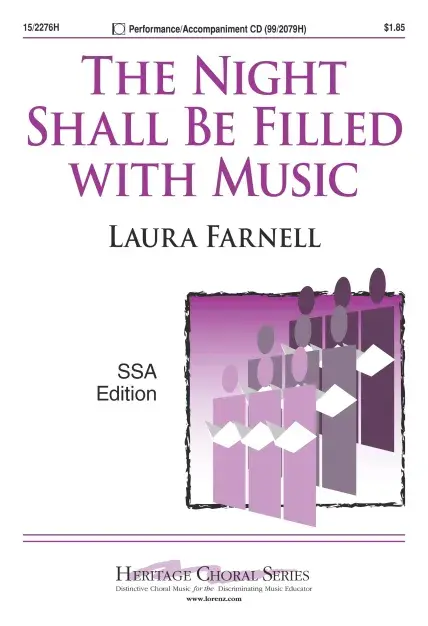 Heritage Music Press 152276H The Night Shall Be Filled With Music for SSA Choir