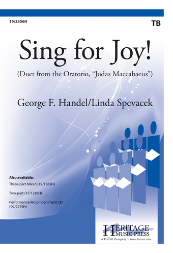 Lorenz 15-2356H Sing for Joy! Duet from the oratorio Judas Maccabaeus for TB Choir