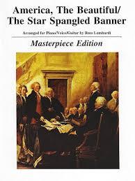 Santorella ME1019 America, The Beautiful & Star-Spangled Banner • New Masterpiece Edition PVG Songbook