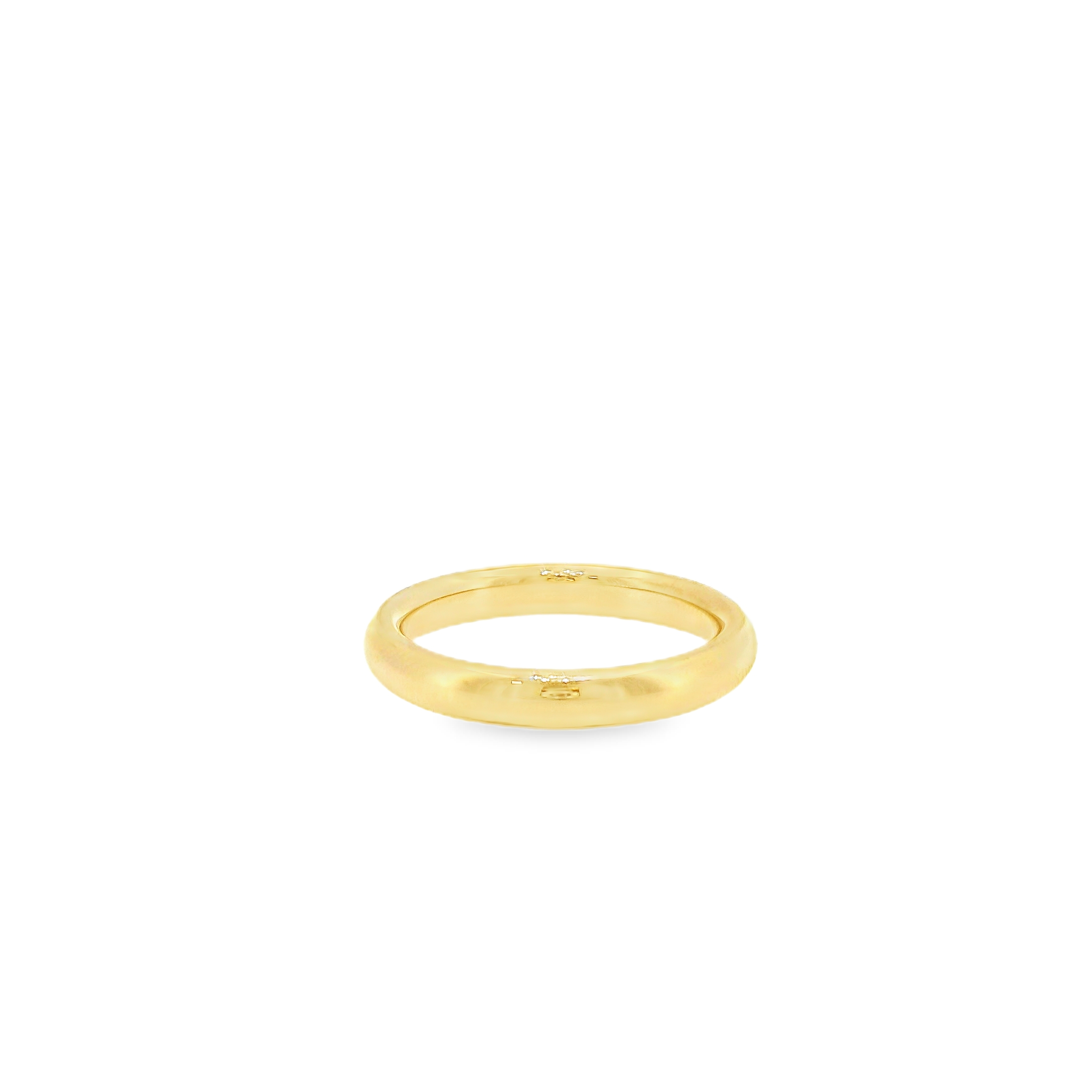 3.1mm Comfort Fit Wedding Band in 14K Yellow Gold - Size 6.5