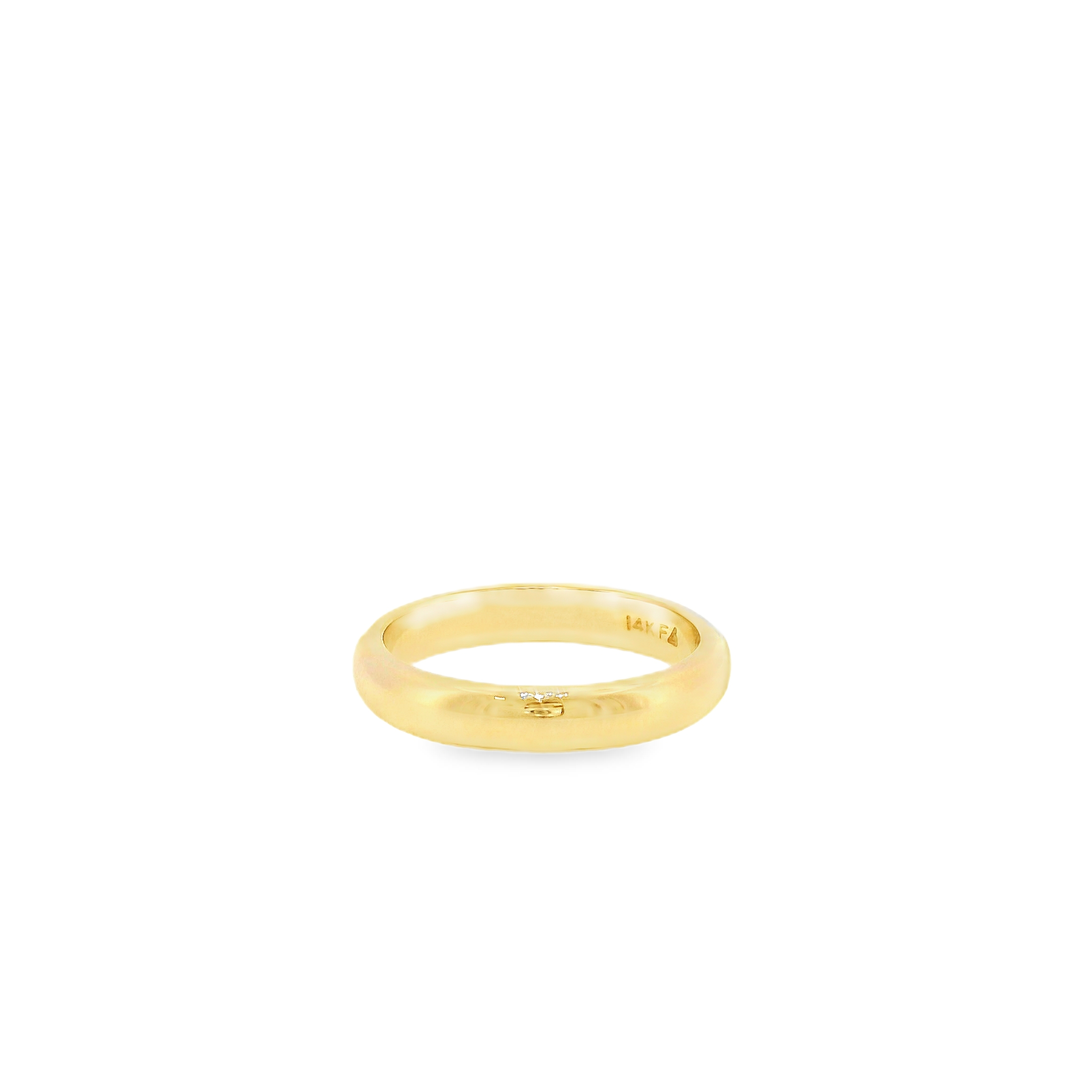 3.4mm Comfort Fit Wedding Band in 14K Yellow Gold - Size 6