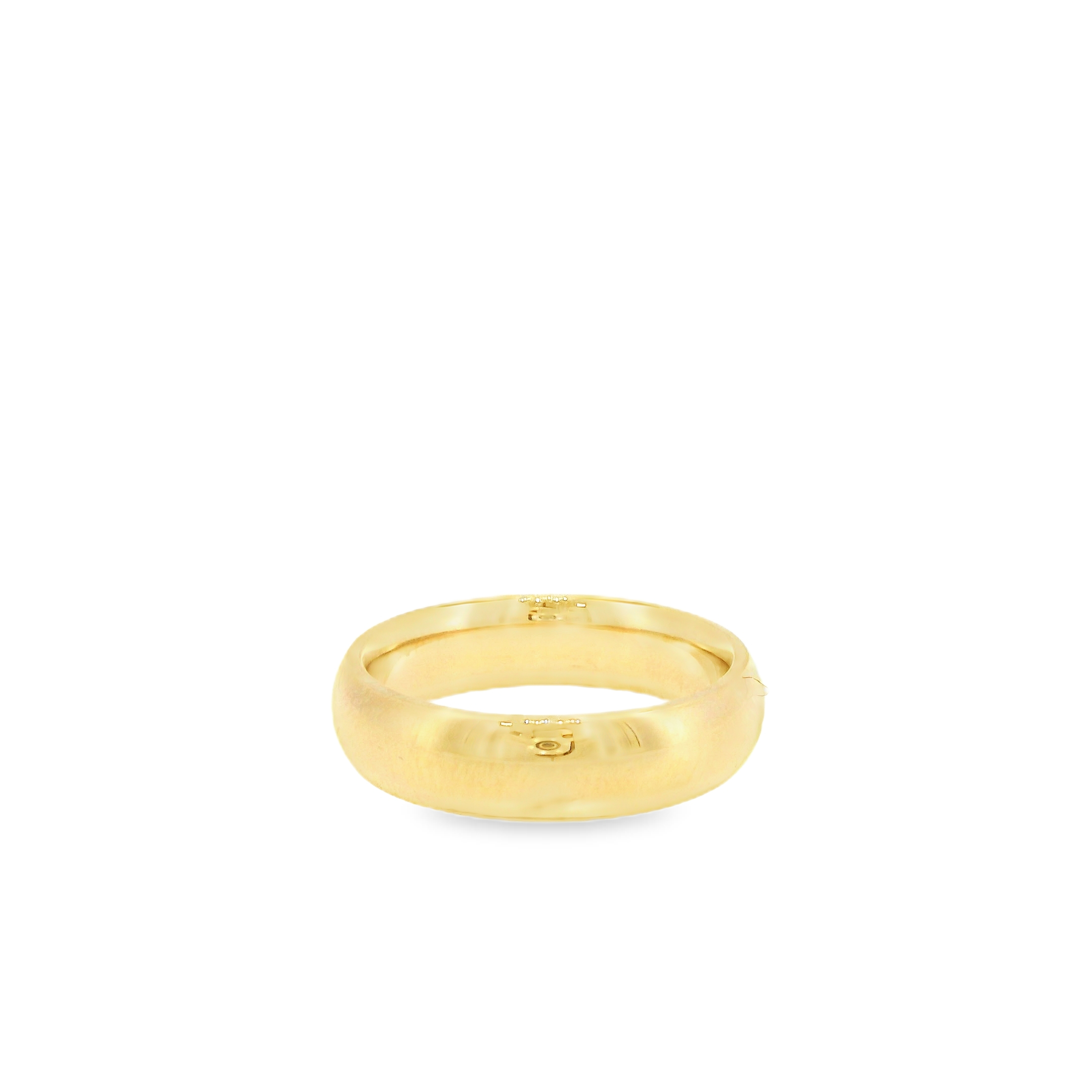 5mm Comfort Fit Wedding Band in 14K Yellow Gold - Size 6.5