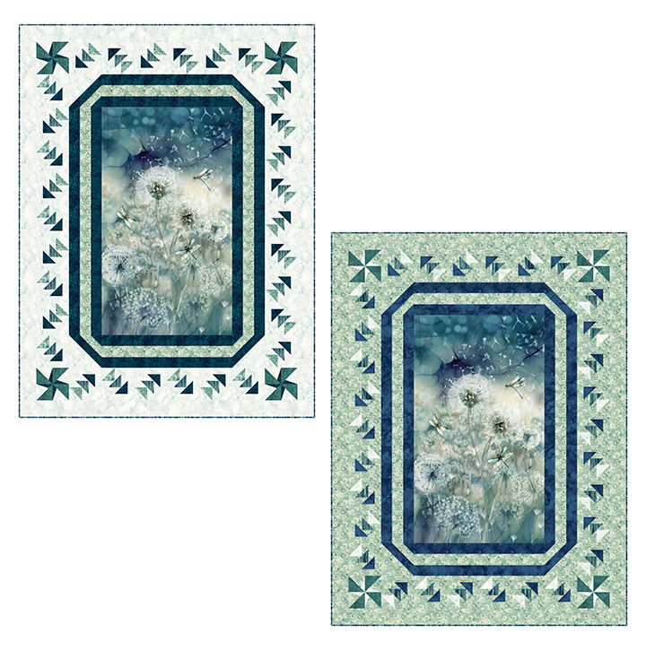 Gone To Seed PTN3618 by Dragonfly's Quilting Design Studio 54 x 72
