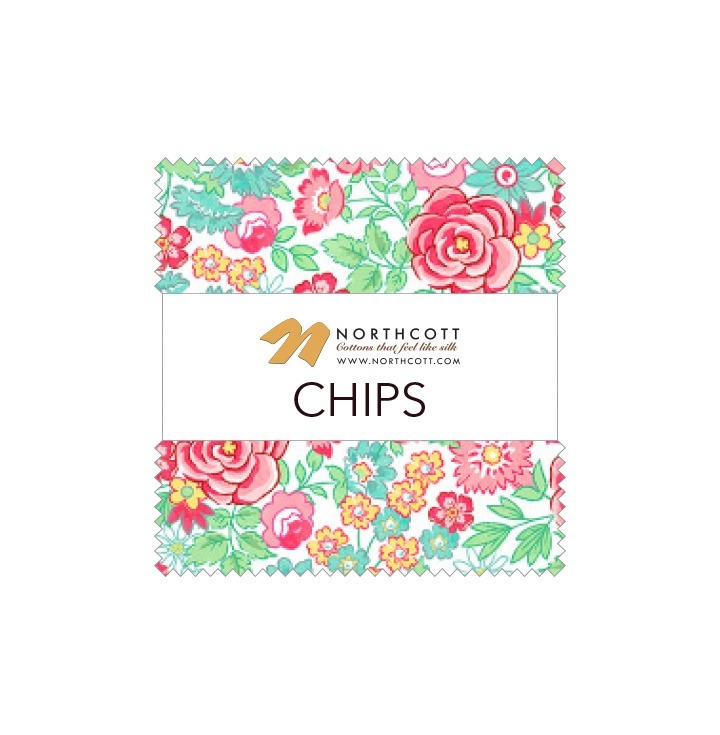Quilting In Bloom by  Lorelai Kuecker - Northcott 5 Chips 42 pc.