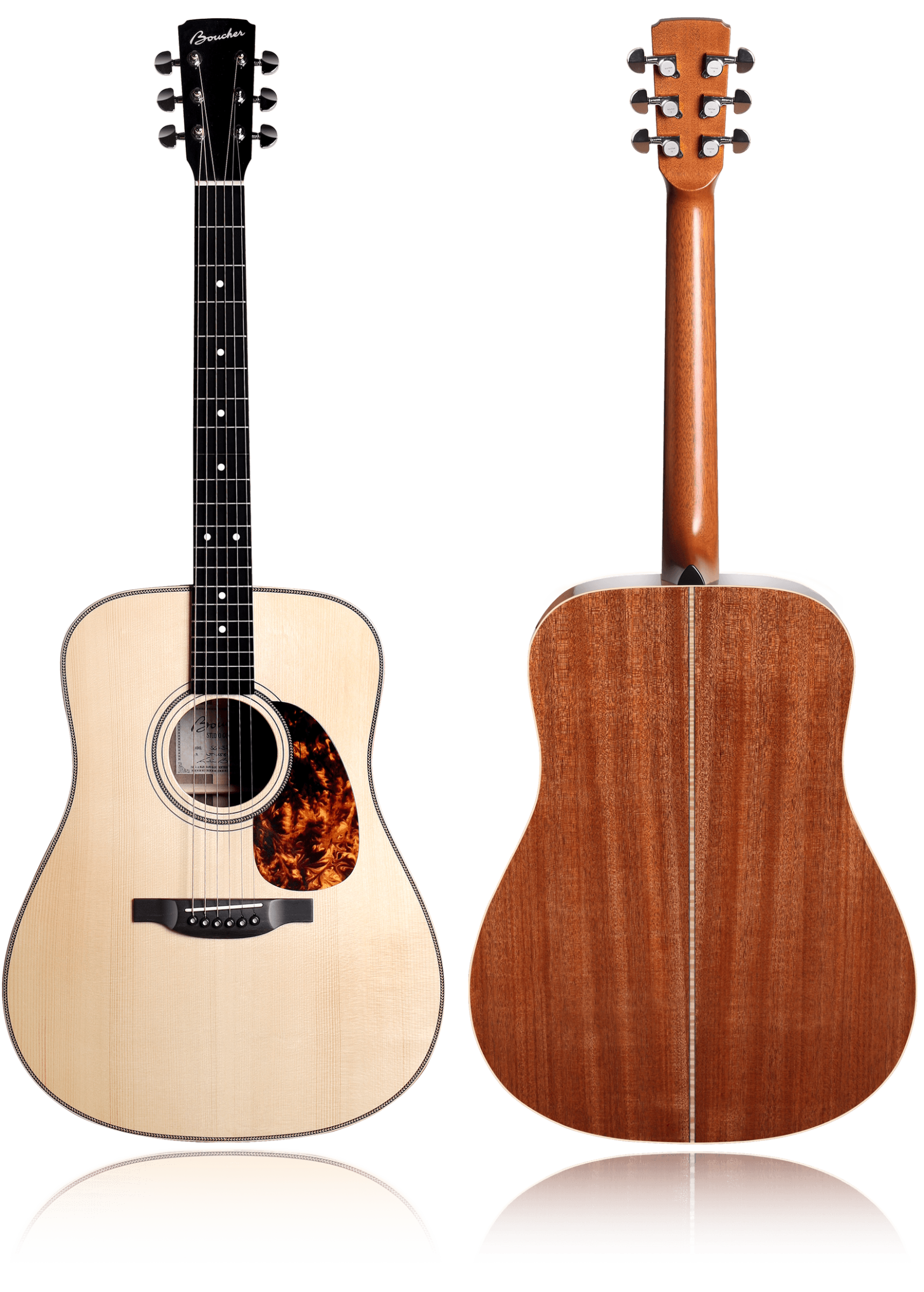 Boucher SG-42-IV Studio Goose Dreadnought Mahogany Vintage Pack w/ Pick-up