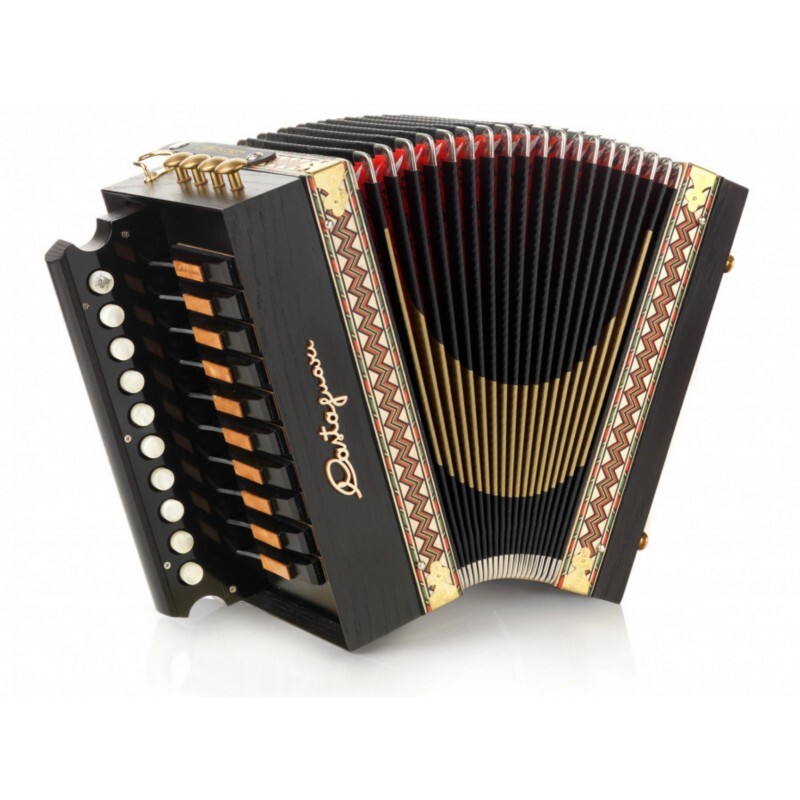 Castagnari Melodeon 4-Stop Button Accordion C with HS Case