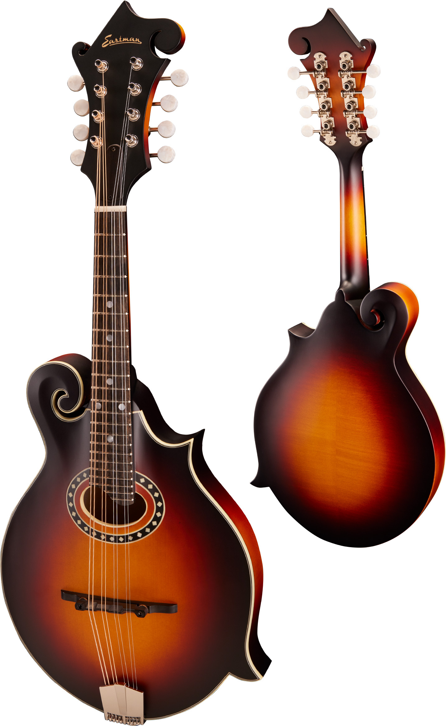 Eastman MD314E-SB F-Style Oval Hole Mandolin with K&K Pickup (B-Stock)