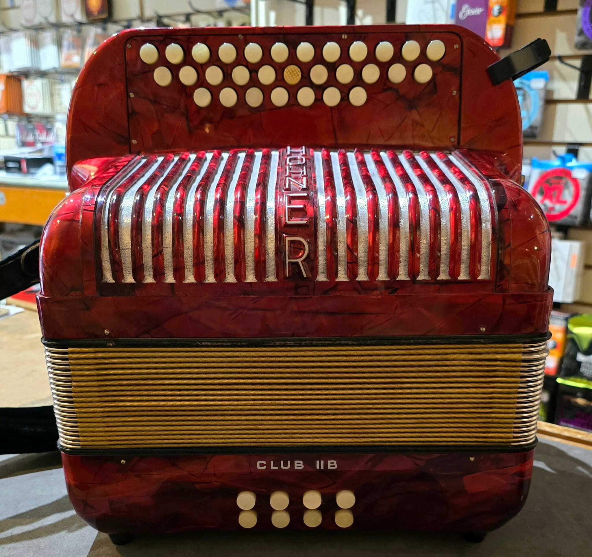 Hohner Club II B Button Accordion - Key of CF (Pre-Owned)