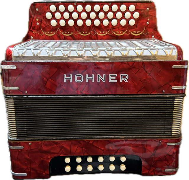 Hohner Corona II Button Accordion - Key of ADG (Pre-Owned)