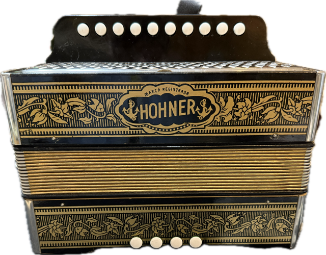 Hohner HA1040 Vienna Button Accordion - Key of A (Pre-Owned)