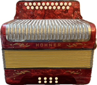 Hohner HA1600 Corso Button Accordion - Key of GC (Pre-Owned)
