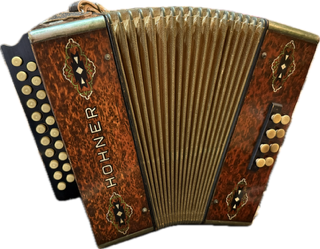 Hohner HA2815 Button Accordion - Key of GC (Pre-Owned)