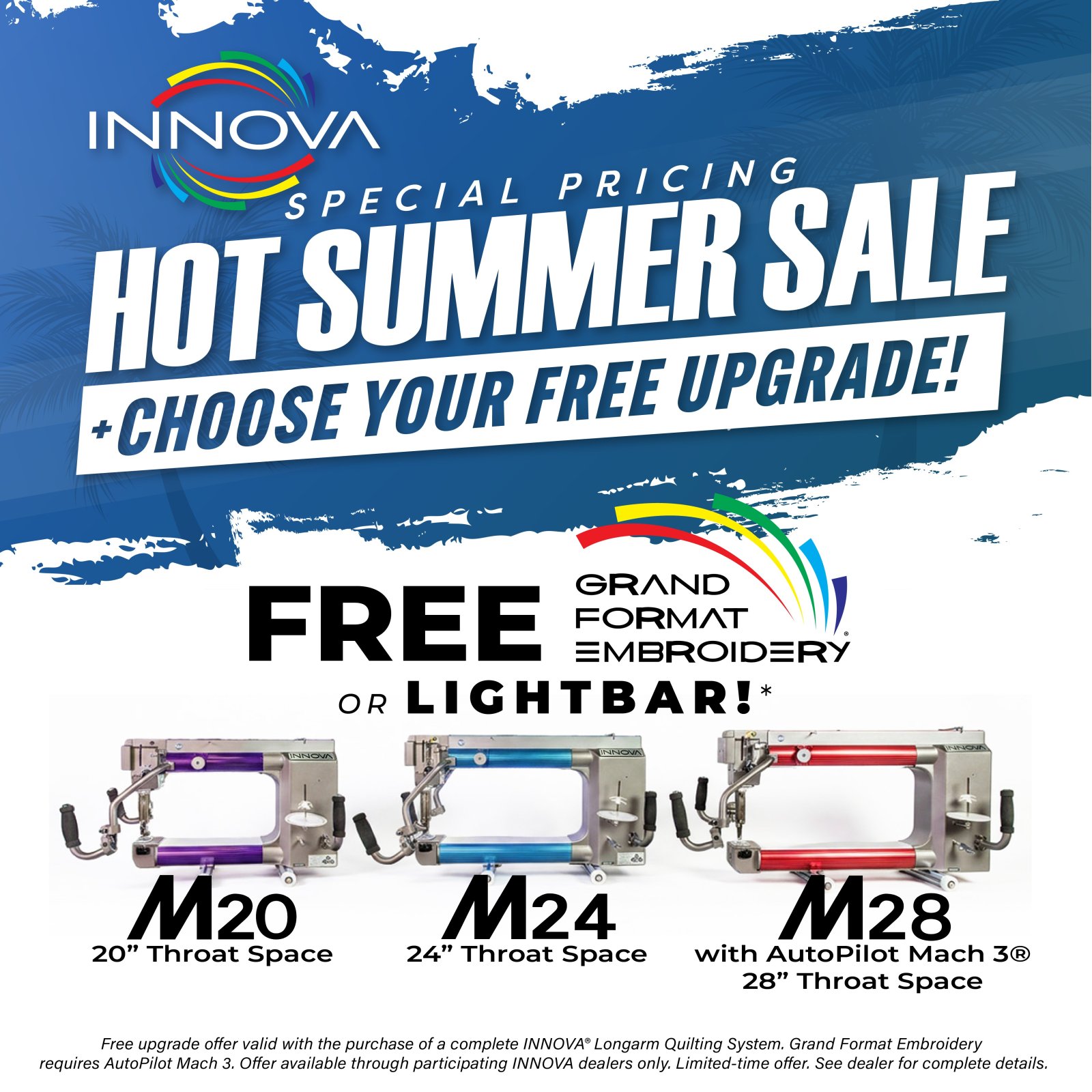 INNOVA M-Series Sale &mdash; Choose Your Own Upgrade