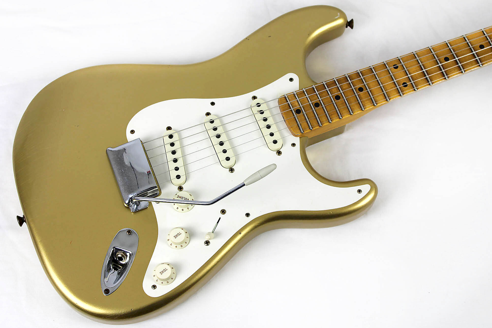 Used 2022 Fender Custom Shop 1957 Stratocaster Journeyman Relic - Homer Haynes Gold