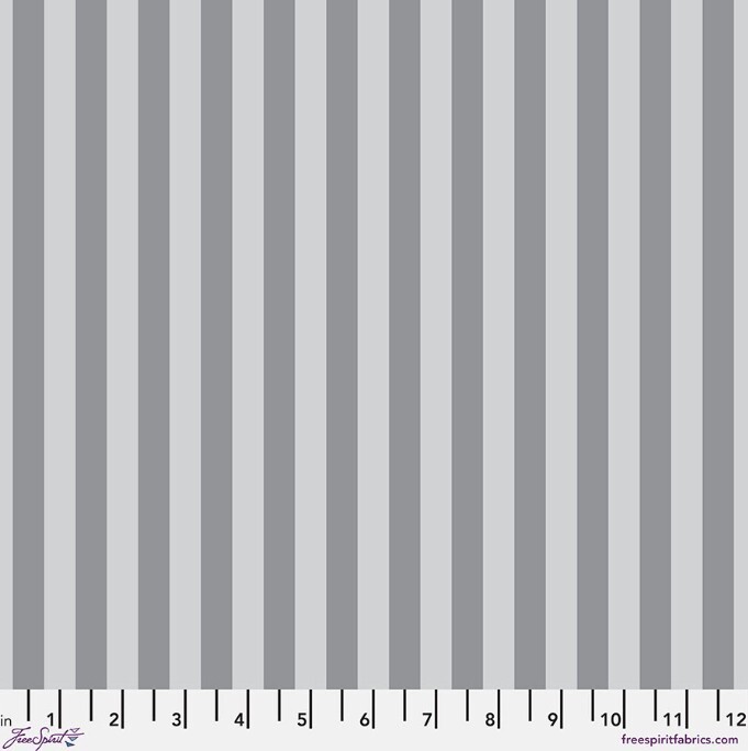 Tula Pink||Tent Stripe||Fog||True Colors Graywork