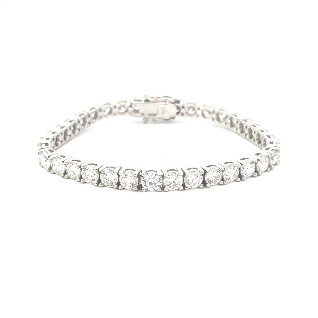 15.52cttw Lab Grown Diamond Tennis Bracelet | Lab Diamond Tennis Bracelet | Lab Tennis Bracelet