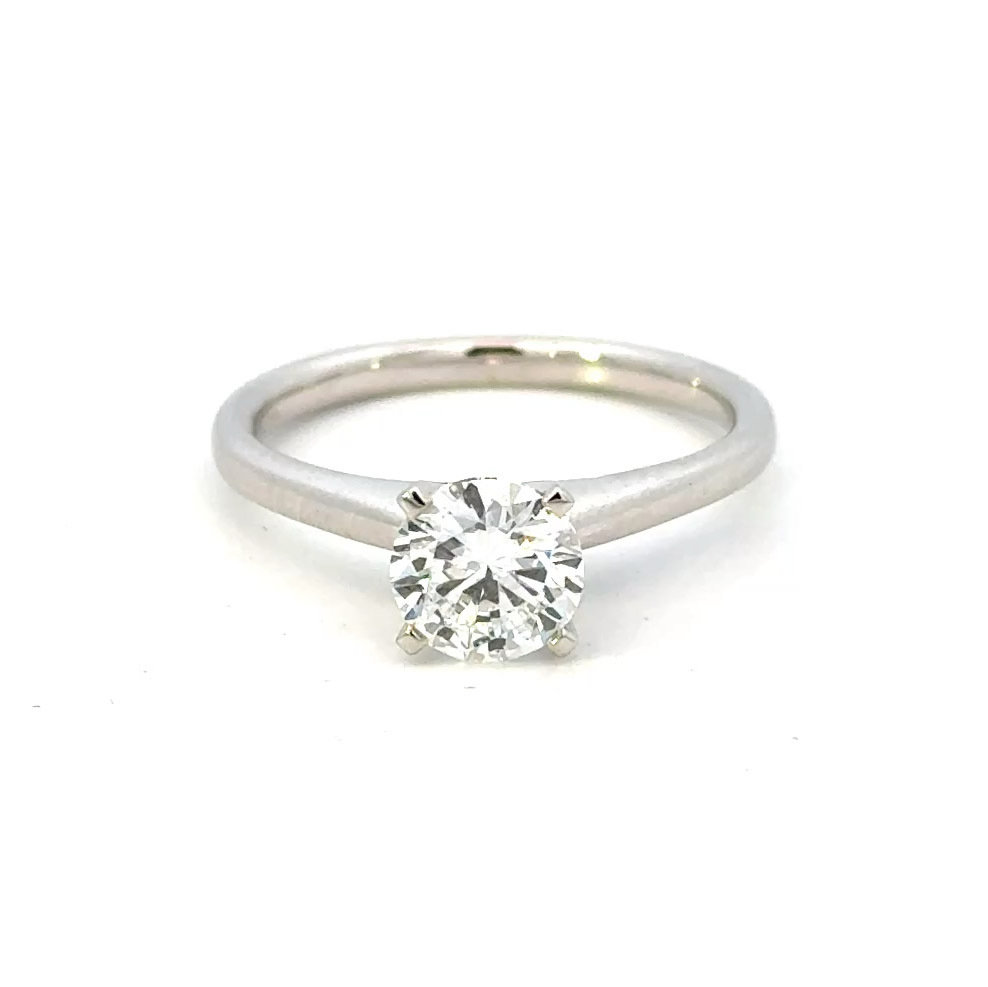 1.00ct Round Brilliant Cut Diamond Ring | 1 Carat Diamond Ring | 1 Carat Solitaire Diamond Ring | 14k White Gold Diamond Ring