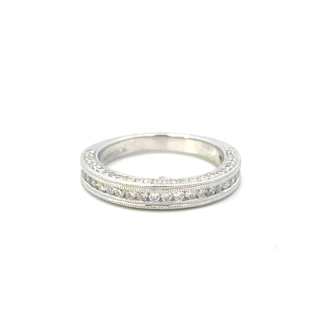 1.50cttw Diamond Half Eternity Band | Diamond Half Eternity Ring | Diamond Half Eternity | 14k WG