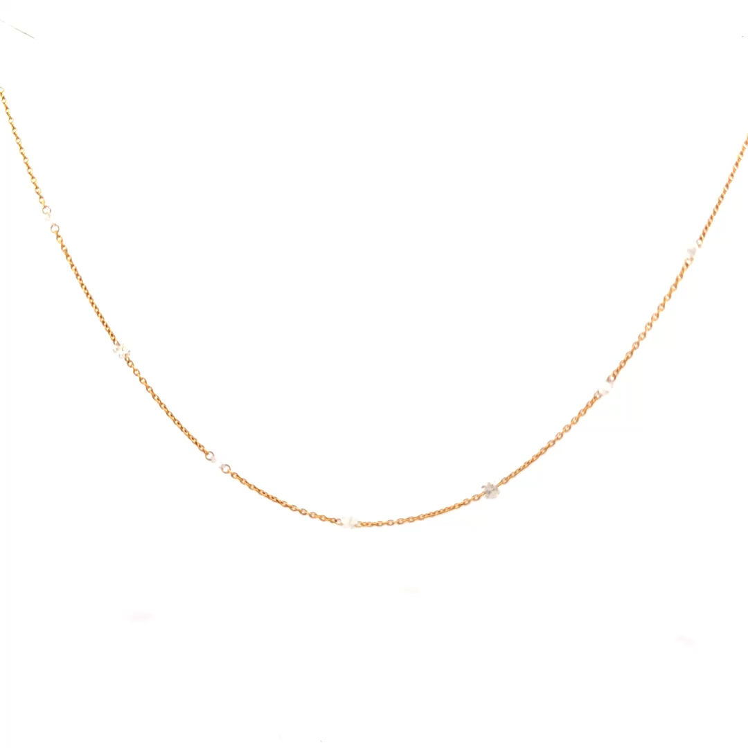 1.58cttw Diamonds By The Yard Necklace | Diamonds Necklace By The Yard | Diamonds By The Yard Necklace Gold