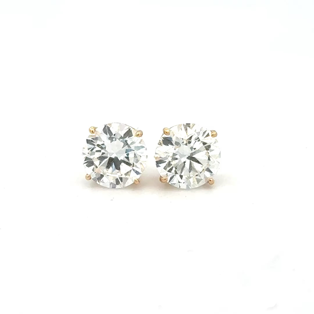 4.00cttw Diamond Stud Earrings | 4 Carat Diamond Stud Earrings | Lab Grown Diamond Studs