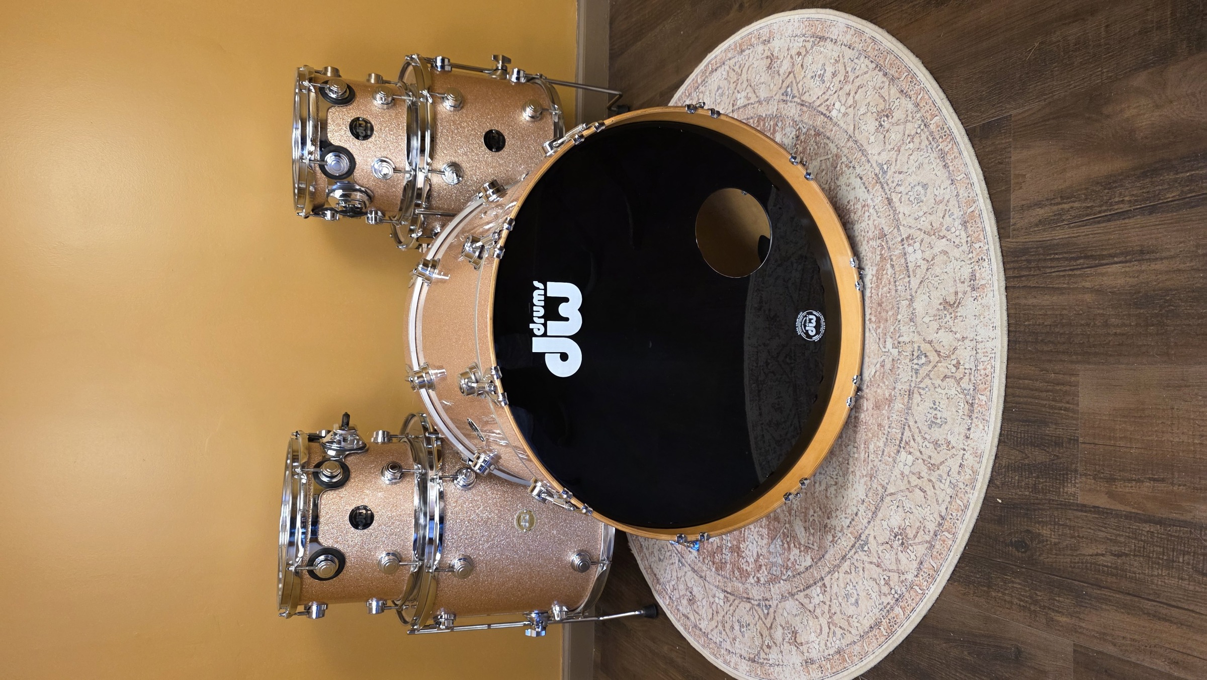 DW Collector's Series 5pc Set (8x10, 9x12,12x14,14x16,18x22) in Champagne Sparkle 