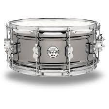 PDP Concept Series blk nickel over steel snare drum 14 X 6.5