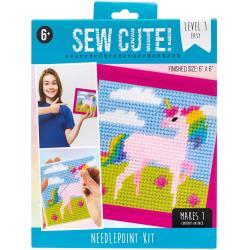 Colorbok Sew Cute! Needlepoint Kit Unicorn