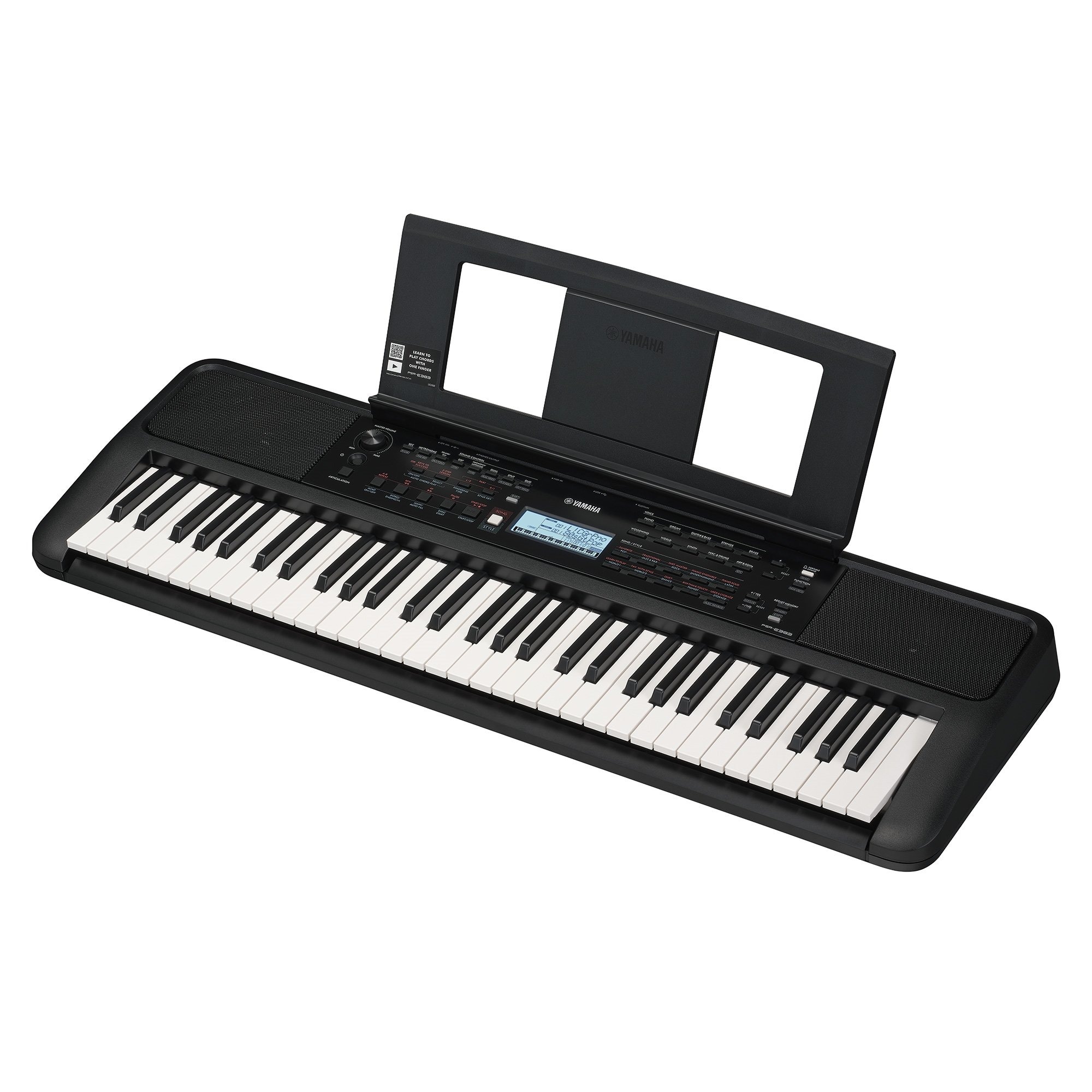 PSRE383 Yamaha NEW! 61-key mid-range portable keyboard. Includes PA130 power adapter