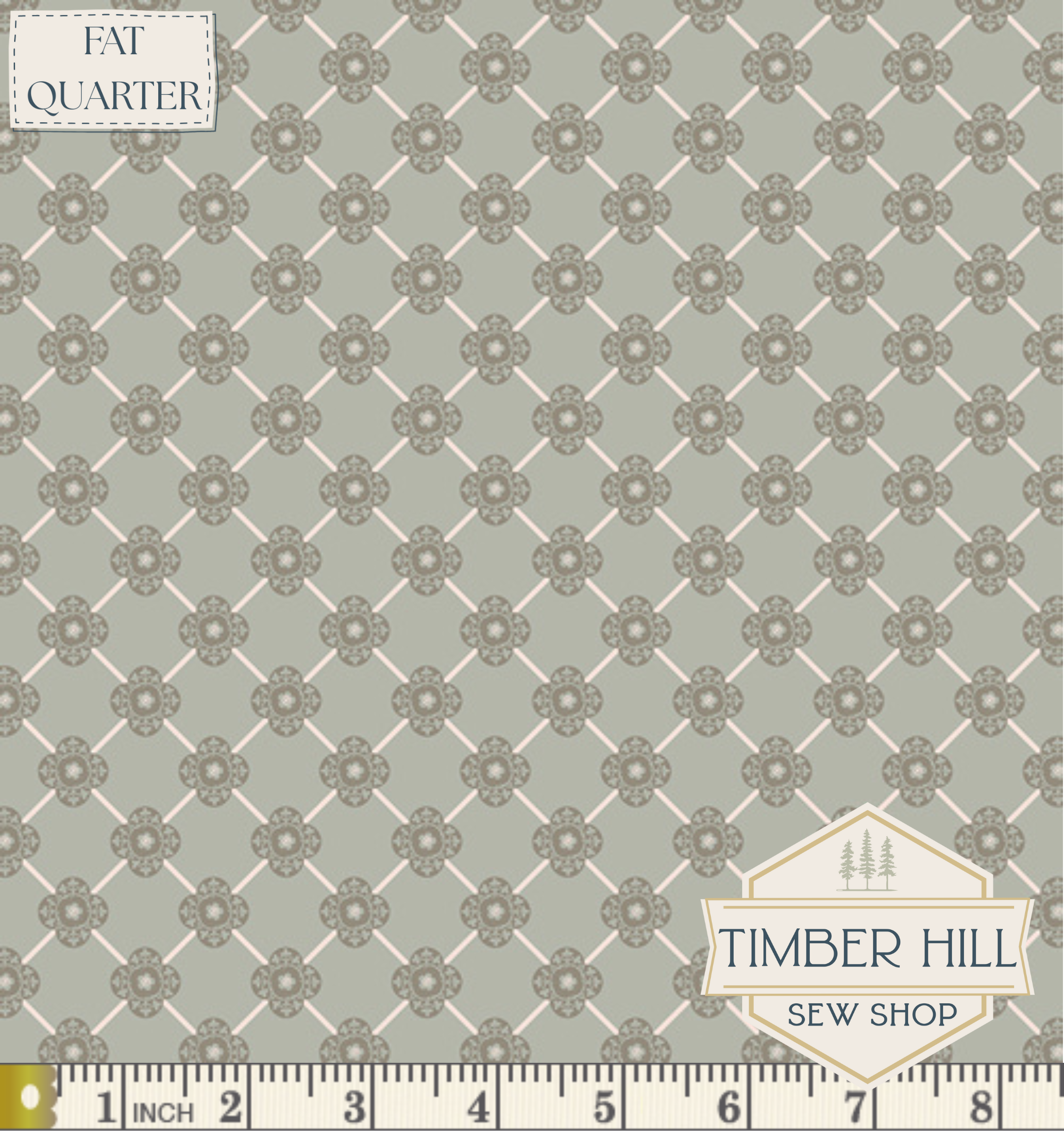 Fat Quarter Pre-Cut - Quatrefoil | Willow Collection by Sharon Holland for Art Gallery Fabrics