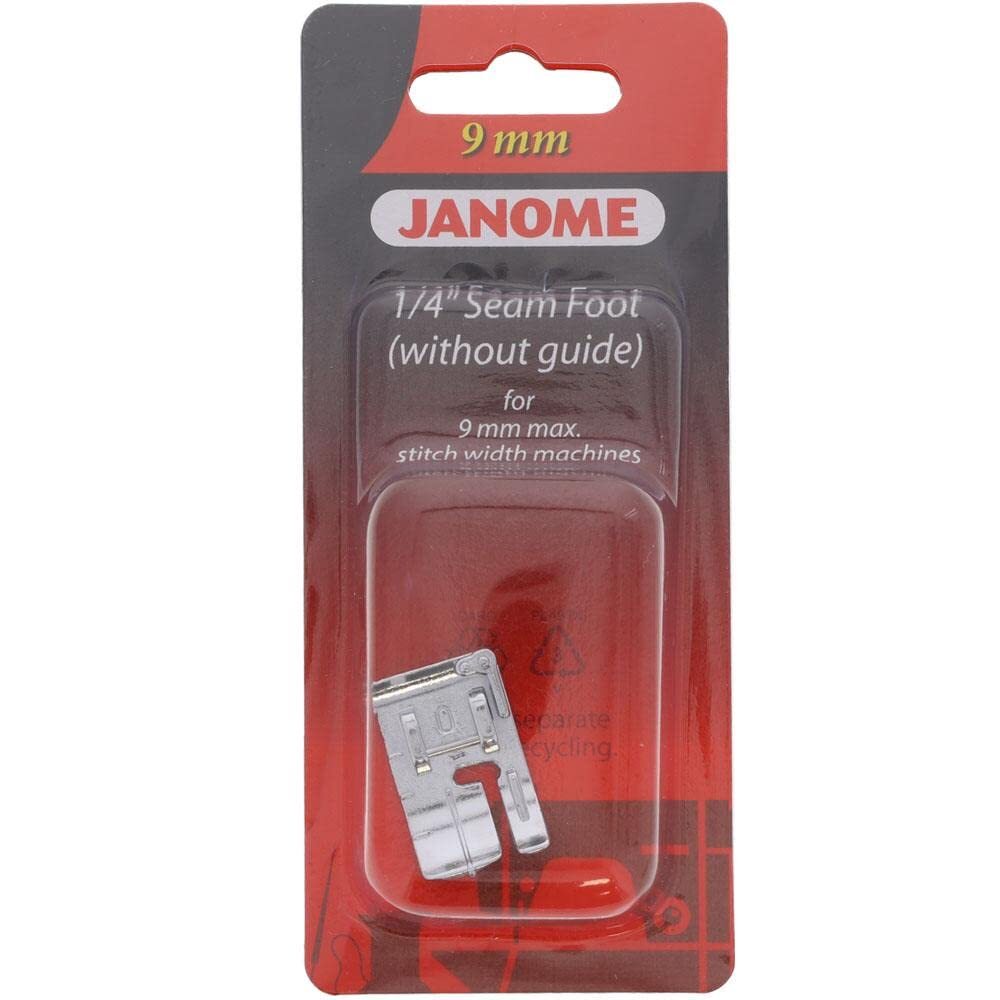 Janome 1/4 Seam Foot (without guide) for 9mm max. stich width machines