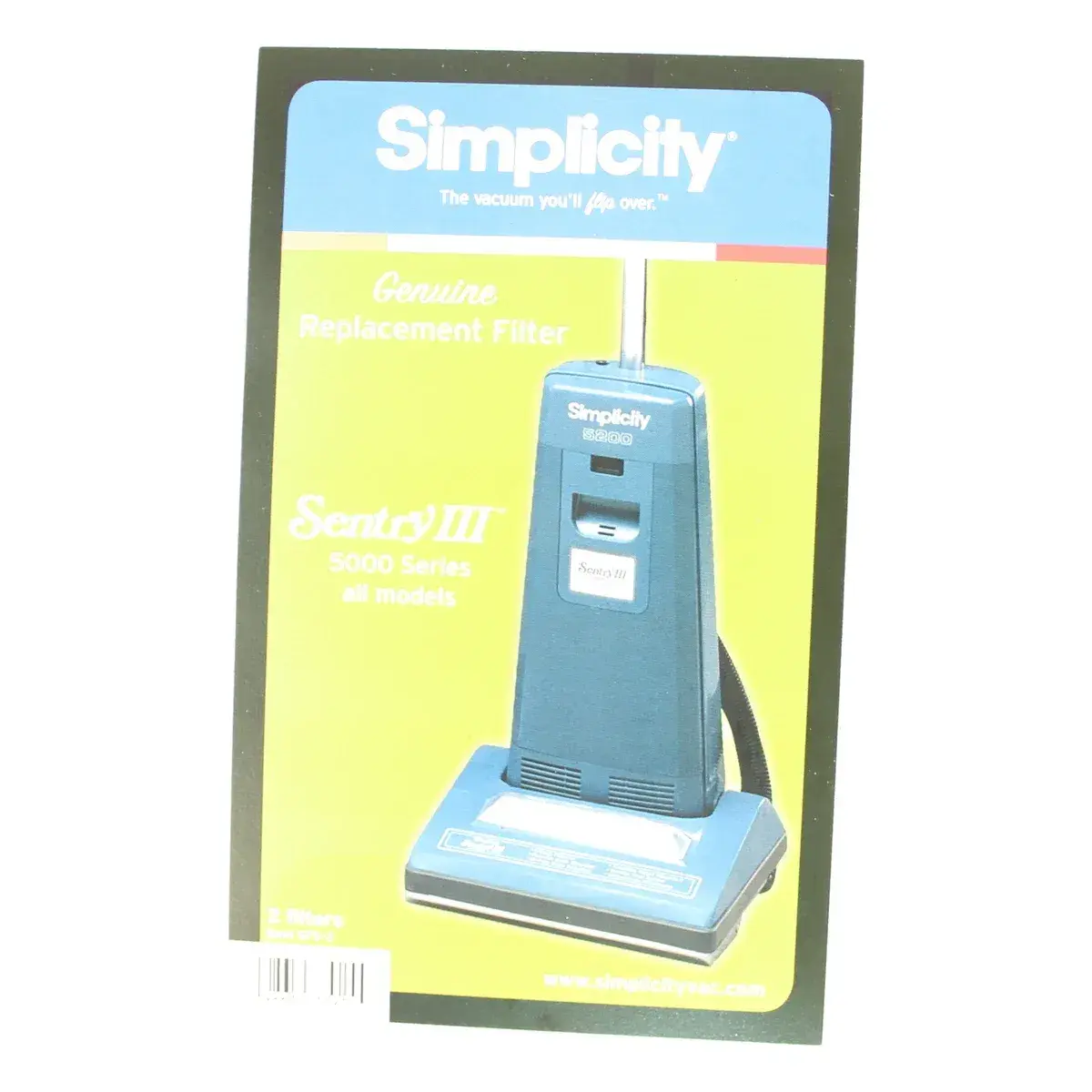 Simplicity Genuine Replacement Filter for Sentry III 5000 Series