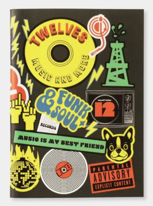 Tokyo Treasures - TWELVES Record Sticker Passport Insert - Traveler's Company