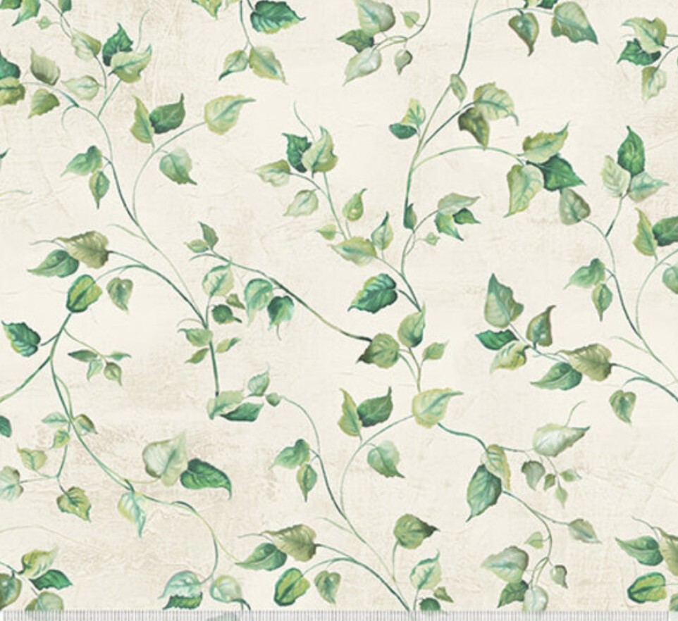 Ivy Vine Wide Backing Fabric 53584W-1DES by Jean Plout 108 Wide