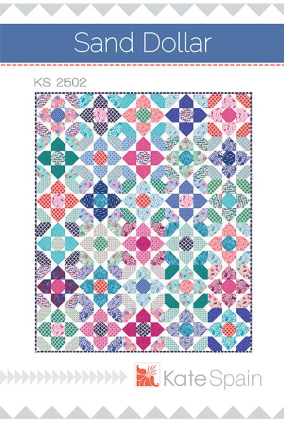Sand Dollar Quilt Kit, Finished Size: 68-1/2 x 82