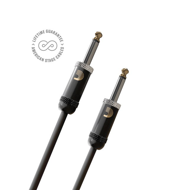 D'Addario American Stage Instrument Cable 10'